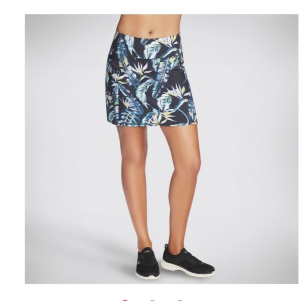 Skechers Go Flex High Waist Tropical Print Skort